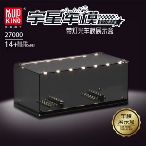 Mould King 27000 Mini Car Model Display Case / Box with LED Light