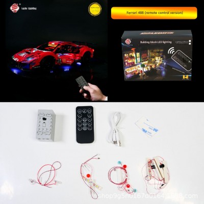 42125 (LED Lighting Kit + Remote only) Ferrari 488 GTE 'AF Corse #51'