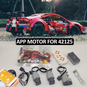 42125 (Only Upgrade Power Kit + Bluetooth App Controlled) Ferrari 488 GTE 'AF Corse #51'