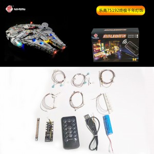 75192 (LED Lighting Kit + Remote only) Millennium Falcon