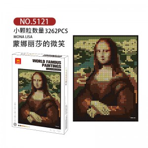 Wange 5121 Art World Famous Paintings: Mona Lisa Smile