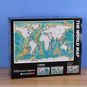 61203 Art: World Map