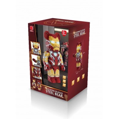 Bearbrick Iron Man (73cm) with LED Light