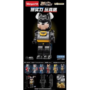 Wangao 188006 BearBrick Robot: Batman Mechanical Violence Bear 400%