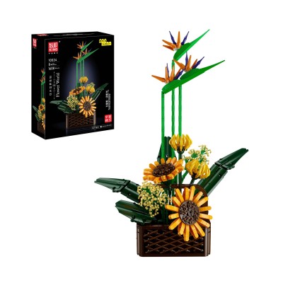 Mould King 10024 Birds of Paradise Flower Bouquet Building Set | 1,608 PCS