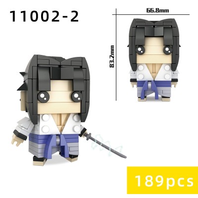 Hsanhe 11002-2 Naruto: BrickHeadz Sasuke Uchiha