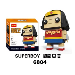 JiSi 6804 BrickHeadz: DC Super Heroes Classic Wonder Woman