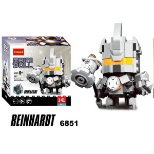 JiSi 6851 BrickHeadz: Overwatch Reinhardt