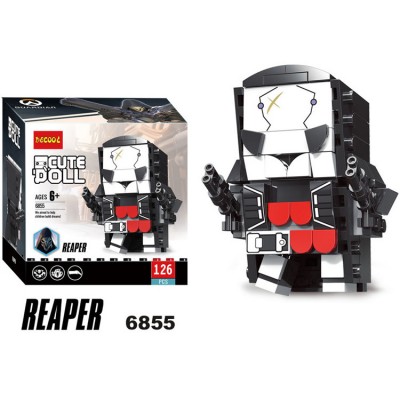 JiSi 6855 BrickHeadz: Overwatch Reaper