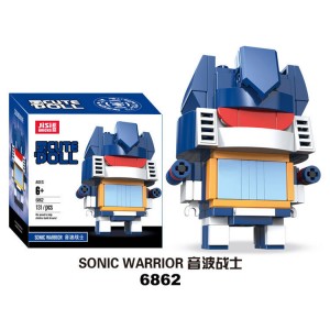 JiSi 6862 BrickHeadz: Soundwave Sonic Warrior