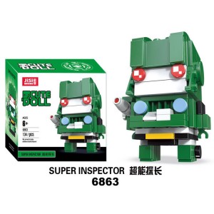 JiSi 6863 BrickHeadz: Transformers Hound Super Inspector