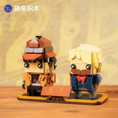 Pantasy 99101 BrickHeadz Sherlock Holmes and Watson 