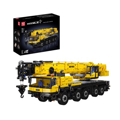Mould King 17073 LTM 1110 Mobile Crane (Yellow) Building Set | 3,218 PCS
