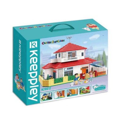 Keeppley K20612 Crayon Shinchan: Shinchan's Home Building Block | 2,465 PCS