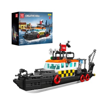 Mould King 10081 British Multi-functional Rescue Boat Building Set | 364 PCS