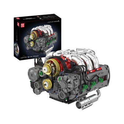 Mould King 10181 Motorised Flat-6 Engine Building Set | 2,375 PCS