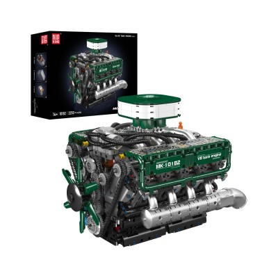 Mould King 10182 Motorised V8 Tank Engine Building Set | 2,250 PCS