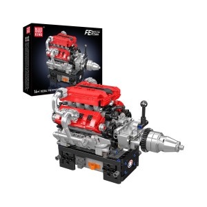 Mould King 10204 Italian V8 Engine Building Set | 750 PCS