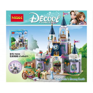 Decool 70224 Cinderella's Dream Castle