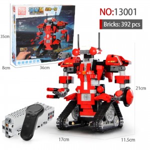 Mould King 13001 STEAM Battlefield One Red M1 Intelligent Robot Assembling Remote Control Building Blocks