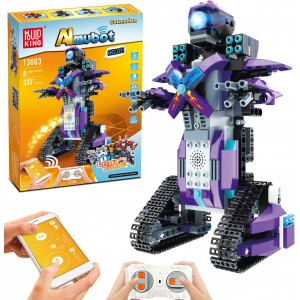 Mould King 13003 STEAM Fill up the Warrior Purple M3 Intelligent Robot Assembling Remote Control Building Blocks