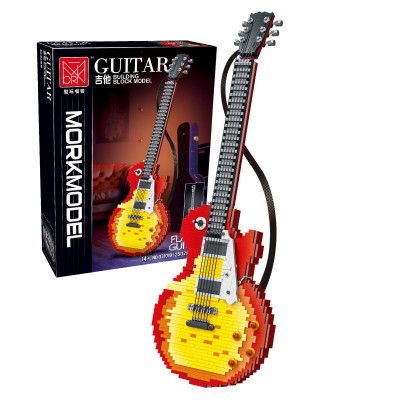 Mork Model 031010 Flame Guitar Building Block | 2,502 PCS