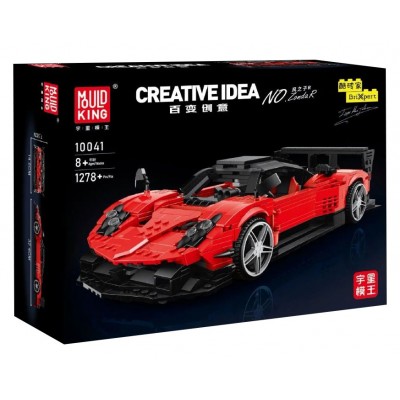 Moud King 10041 Pagani Zonda R 1:14 Sports Car Model Building Set | 1,278 PCS