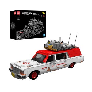 Mould King 10071 Ghostbusters Ghost Hunter Bus Model Building Set | 2,468 PCS