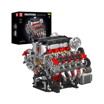 Mould King 10130 F488 Motorised V8 Engine Building Set | 2,718 PCS