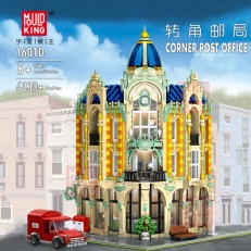 Mould King 16010 Novatown: Corner Post Office Building Set | 4,030 PCS