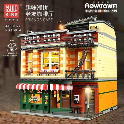 Mould King 16014 Novatown: Central Perk Big Bang Theory Modular - MOC-34463 Building Block | 4,488 PCS