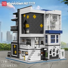 Mould King 16043 Novatown: Art Gallery Showcase 3-Layer MOC Building Set | 3,536 PCS