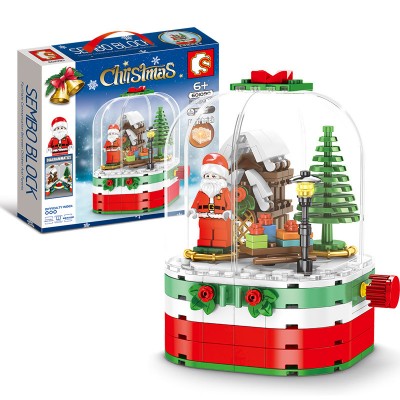 Sembo 601090 Christmas Santa Crystal Ball