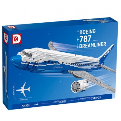 DK 80009 Boeing 787 Dreamliner Building Block | 1,353 PCS