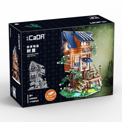CaDa C66004 Four Seasons Tree House Building Block | 1,155 PCS