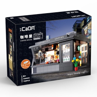 CaDA C66005W Coffee Shop Building Block | 768 PCS