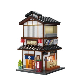 CaDA C66019 Buildings Japanese Izakaya Building Block | 1,195 PCS