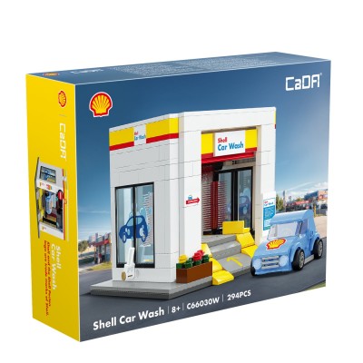 CaDA C66030W Shell Car Wash Building Block | 294 PCS