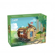 CaDA C66031W Forest Train Station Building Block | 737 PCS