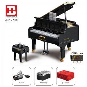 Happy Build XQGQ-01D Grand Piano (Black)