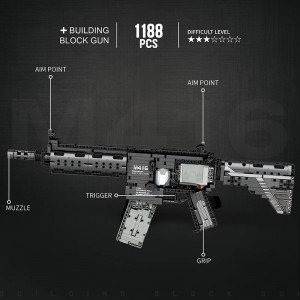 Reobrix 77004 M416 Assault Rifle Building Block | 1,188 PCS