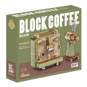 Decool 16801 Block Coffee Machine Series Milano Early Spring Coffee Machine + Grinder