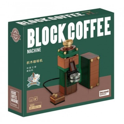 Decool 16805 Block Coffee Machine Series Midsummer Green Combination Grinder