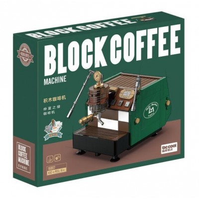 Decool 16807 Block Coffee Machine Series Midsummer Green Coffee Machine