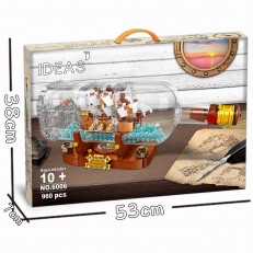 SX 6006 Ship in a Bottle Building Block | 960 PCS