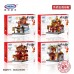 Xingbao XB-01101 Blacksmith Shop / Drug Store / China Inn / Jewelry Shop (Set 4 in 1)