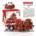 Xingbao XB-01102 Wangjiang Tower, Cloth House, Library, Tea House (Set 4 in 1)