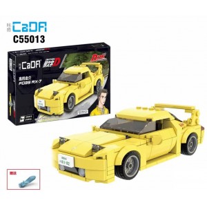 CaDA C55013W Initial D 1:24 Mazda RX-7 FD3S Building Block | 278 PCS