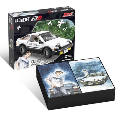 CaDA C61024W Initial D Takumi Fujiwara Toyota AE86 Trueno (Static Version) 1:12 Building Block | 1,324 PCS