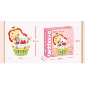 Keeppley K20813 Hello Kitty: Hello Kitty Apple Cupcake